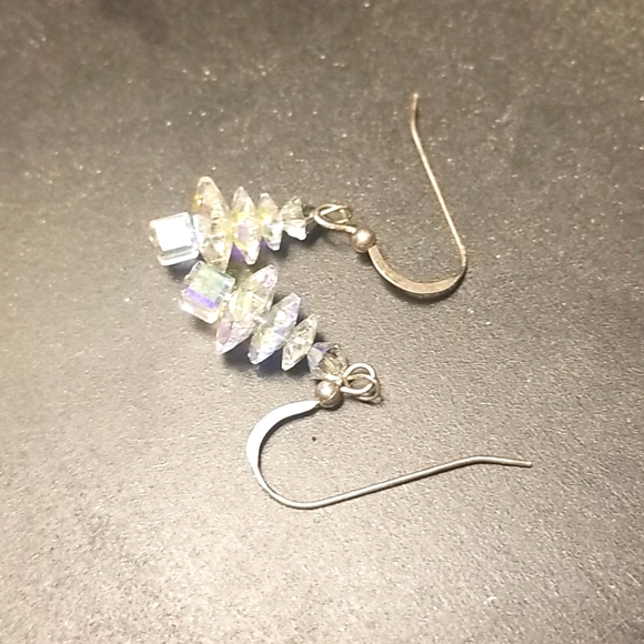 Swarkovski Christmas tree earrings - Picture 3 of 6